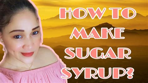 How To Make Sugar Syrup Youtube