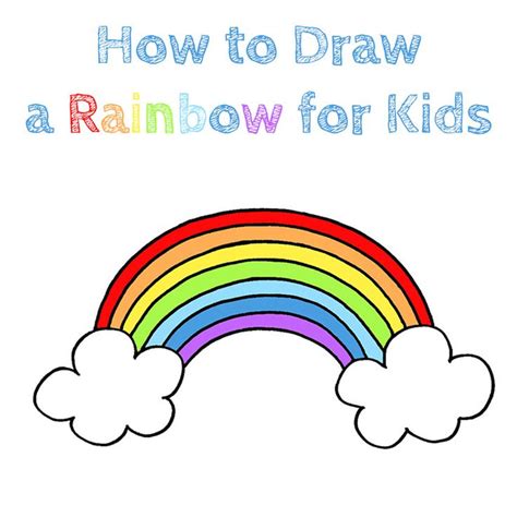 How To Draw A Rainbow For Kids Shantay Rowland