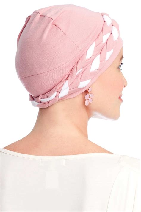 turban with braids two tone double braid turban set