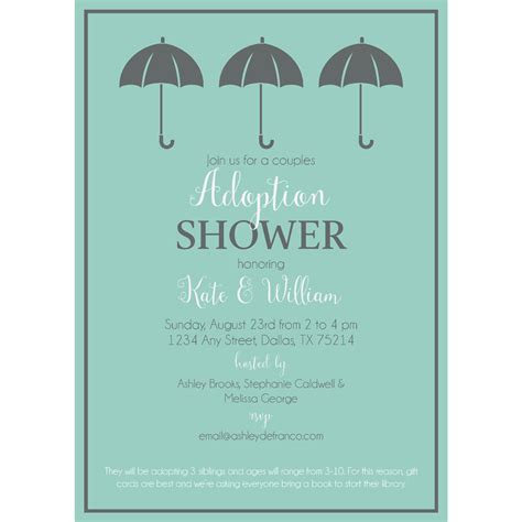 Adoption Shower Baby Shower Invitation Simply Noted