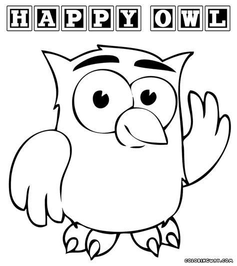owl coloring pages coloring pages    print