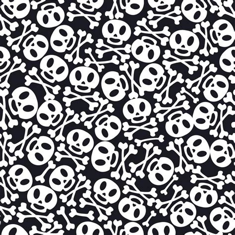 Vector Day Of The Dead Holiday Skulls Pattern 7656930 Vector Art At