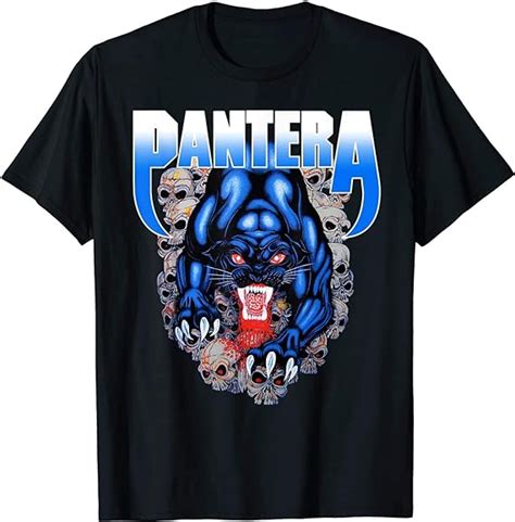 Pantera Official Black Panther T Shirt Uk Clothing