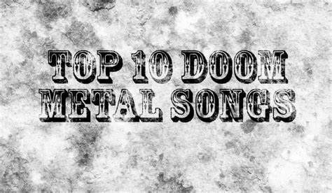 Top 10 Doom Metal Songs Part 1 Rock Era Magazine