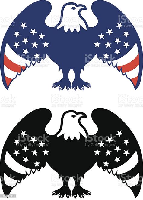 American Eagle Stock Illustration Download Image Now American Flag