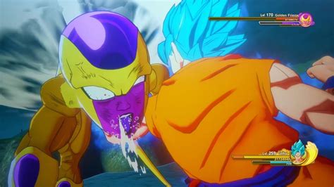 Dragon Ball Z Kakarot Dlc 2 Ending Goku Ssgss Vs Golden Frieza Youtube