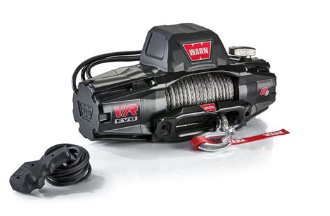 warn vr evo 8 s 12v winch synthetic rope the winch warehouse