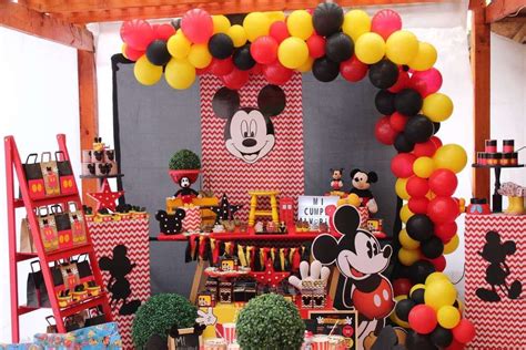 Mickey Mouse Birthday Party Ideas Photo 6 Of 11 Mickey Mouse Party