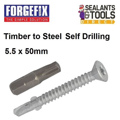 Techfast Roofing Timber To Steel Self Drilling Screw Fixing 55 X 50mm