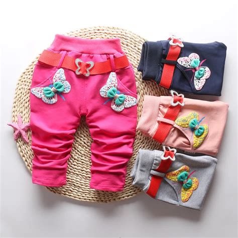 Ienens 0 3 Y Toddler Infant Girls Cotton Trousers Girls Casual Harem