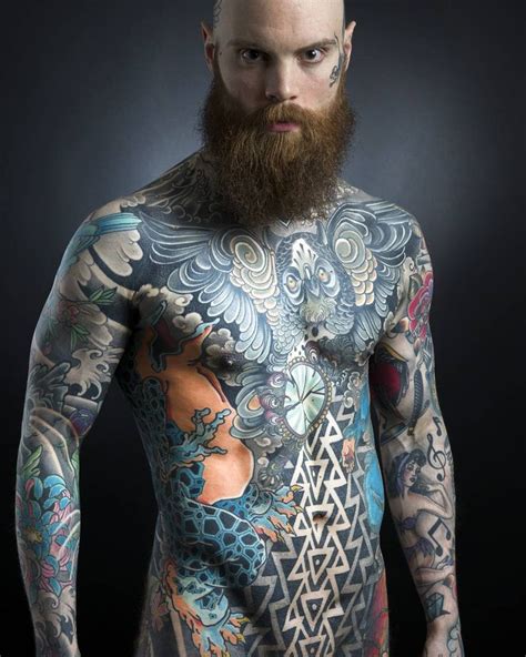 Pin By Pinner On Beards And Tattoos Full Body Tattoo Body Art Tattoos Body Tattoos