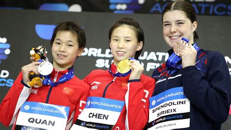 Chinas Divers Continue To Dominate At World Cup Super Final In Berlin