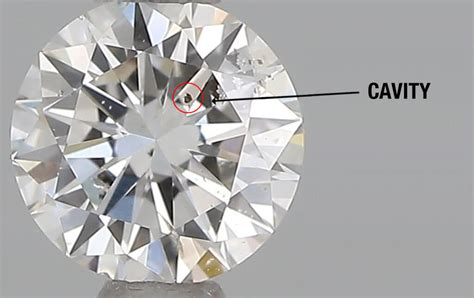 Diamond Inclusions Cavity Tasteful Space