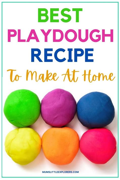 Best Home Made Playdough Recipe To Make At Home Mums Little Explorers
