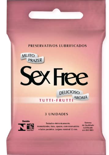 Supermercado Catalão Preservativo Sex Free Tutti Frutti C 3un