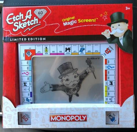 Etch A Sketch 60th Anniversary Monopoly Edition Limited Edition New