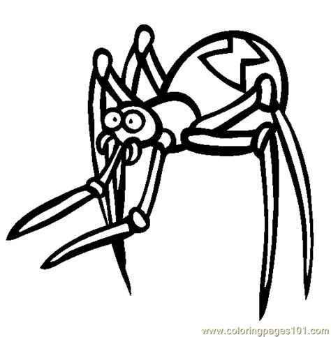 Black Widow Spider Coloring Page For Kids Free Spider Printable