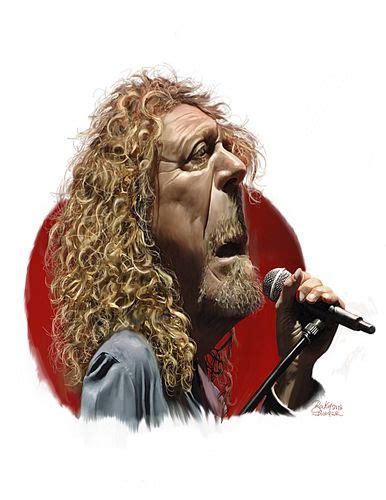 Robert Plant By Rocksaw Famous People Cartoon Toonpool Robert