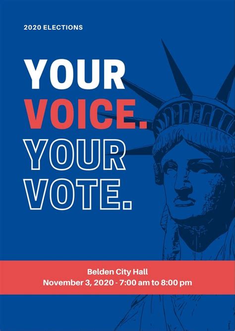 Free Custom Printable Election Flyer Templates Canva