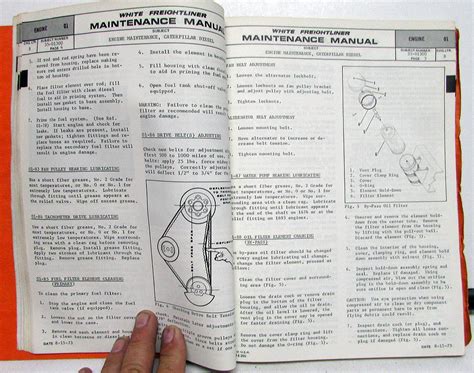 1973 1974 White Freightliner Maintenance Manual Coe Powerliner Conventional