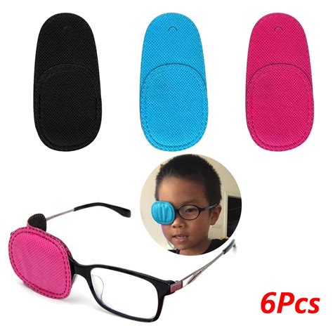 6pcspack Eye Patch Amblyopia Eyeglasses Patches For Kids Strabismus