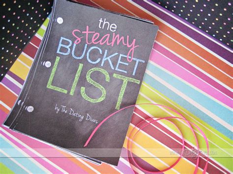 The Steamy Bucket List