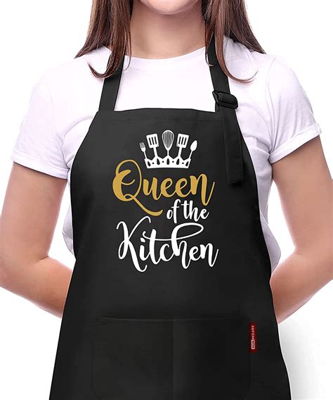 Funny Aprons For Women Cute Kitchen Aprons With 2 Pockets