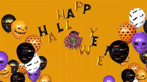 Download free after effects templates , download free premiere pro templates. Happy Halloween Balloon Logo Reveal Fast Download 28863311 ...