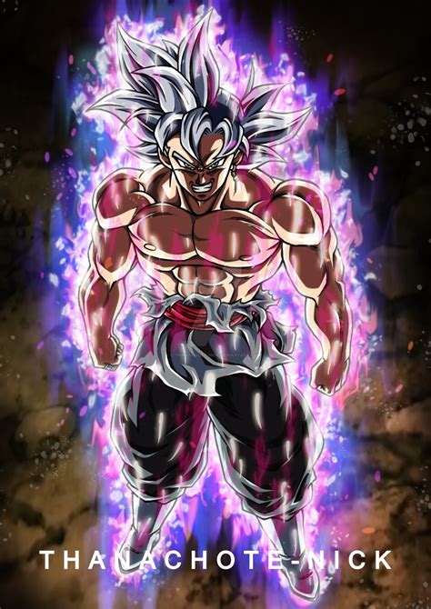 Goku Black Ultra Instinct Aura And Bg By Thanachote Nick Personagens De Anime Desenhos