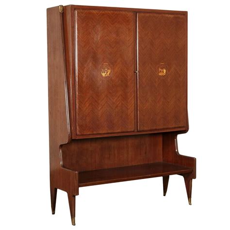Chinese Cabinet Bar With Precious Stones And Precious Materials 1950s