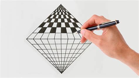 Very easy how to drawing 3d floating letter a 2 anamorphic illusion 3d trick art on paper. How To Draw Geometric Square ! 3d Drawing Art ! Optical ...