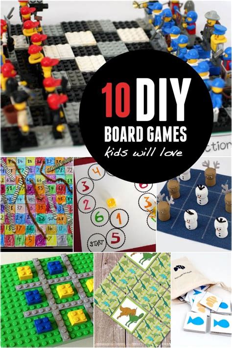 10 Diy Board Games Kids Will Love Homemade Board Games Board Games