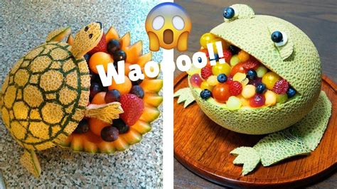 50 Easy Fruit Carving Ideas Youve Never Seen Before Youtube