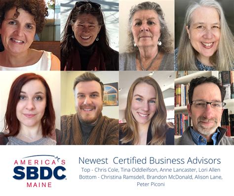 Maine Sbdc Business Advisors Receive Certifications Maine Sbdc