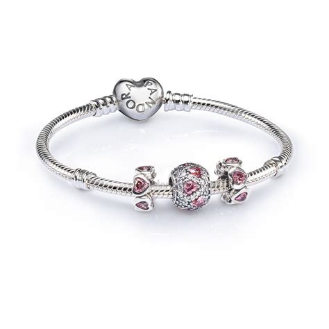 Miglior Prezzo Gioielli Pandora Crea Il Tuo Pink Heart Pave Ball Charm