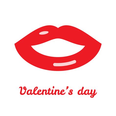 Valentine Day Lips Openclipart