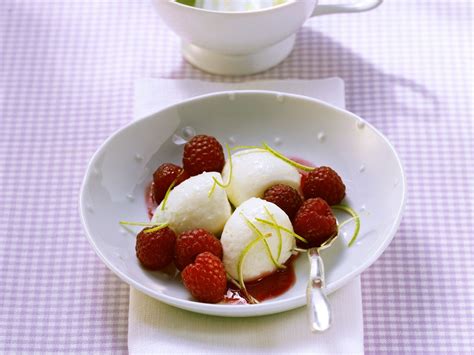 Lime Mousse With Raspberries Recipe Eat Smarter Usa