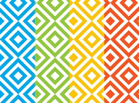 Square Patterns Set Vector Art And Graphics