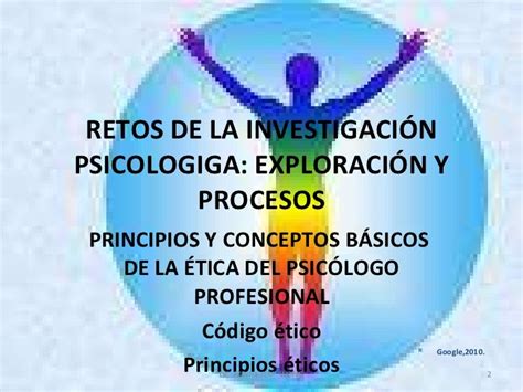 Principios Y Conceptos BÁsicos De La Ética Del PsicÓlogo Profesional
