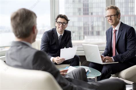 Businessmen Talking In Office Area Stock Image F0135898 Science