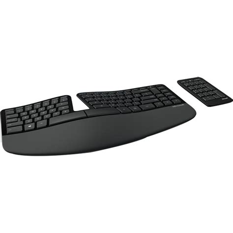 Microsoft Sculpt Ergonomic Keyboard In Black For Business 5kv 00001