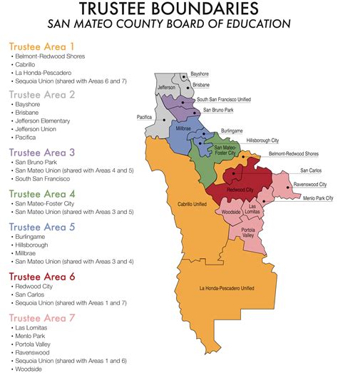 Ccsdo District Boundaries San Mateo County Office Of Education