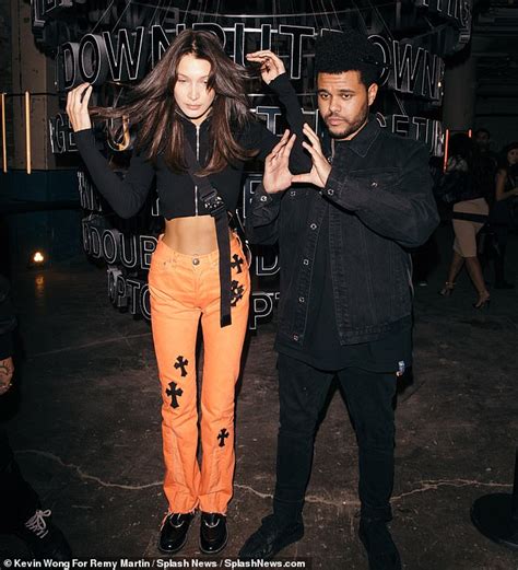 Bella hadid and the weeknd finally gave the people what they wanted and allowed themselves to be photographed holding hands in public. Bella Hadid flashes her abs during a date night with The ...