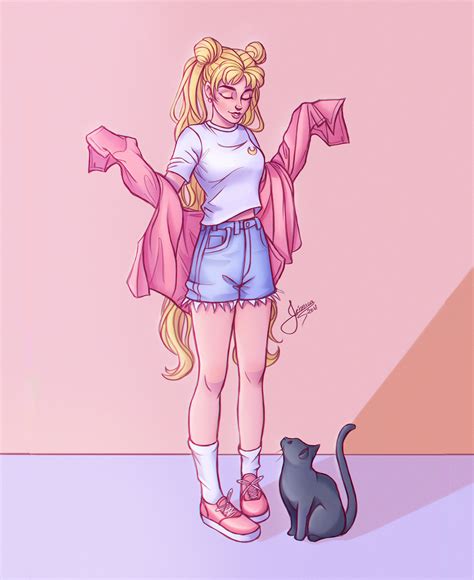 Usagi Sailor Moon On Behance