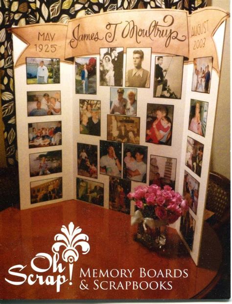 This will help you sort photos and determine if you need more boards. Memorial Boards: Memory Boards | Project | In memory of ...