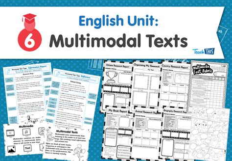 English Unit Multimodal Texts Teacher Resources And Classroom Games