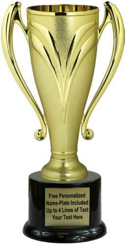 8 Gold Victory Cup Trophy Kit With Pedestal Base 2700 Series Cup