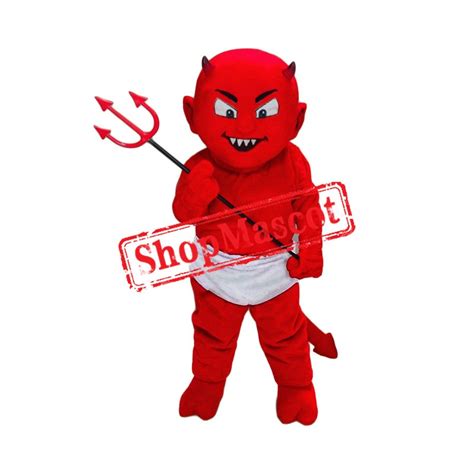 Superb Lightweight Red Devil Mascot Costume