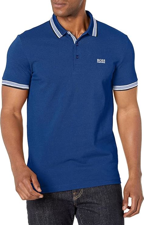 Boss Hugo Boss Mens Polo Shirt Royal Blue I Xxl Uk Clothing