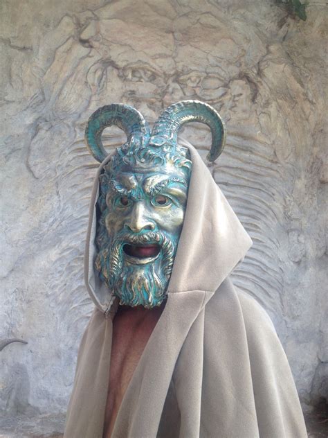 Mask Halloween Mask Horns Mask For Men Gods Halloween Etsy